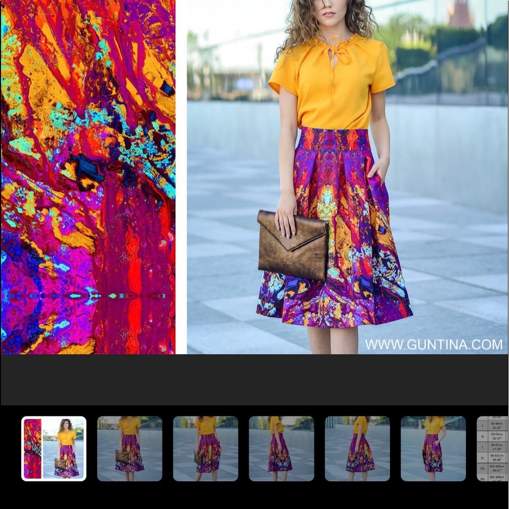 Never worn, hand made skirt
